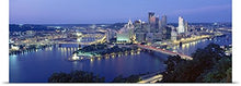 Load image into Gallery viewer, GREATBIGCANVAS Entitled Skyline Pittsburgh PA Poster Print, 90&quot; x 30&quot;, Multicolor
