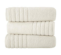 Towels Beyond - Luxury Bath Towels, 100% Turkish Cotton, Quick Dry, Soft and Absorbent Bathroom Towels, Barnum Collection, 3-Piece Set - 30 x 56 Inches (Ivory)