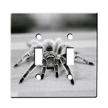 Load image into Gallery viewer, Tarantula - Decor Double Switch Plate Cover Metal
