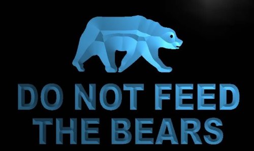 Do Not Feed The Bears LED Sign Neon Light Sign Display m812-b(c)