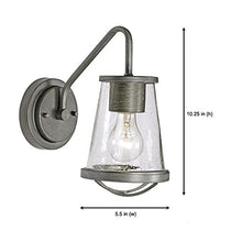 Load image into Gallery viewer, Designers Fountain Darby 1-Light Wall Sconce, Weathered Iron, 87001-WI
