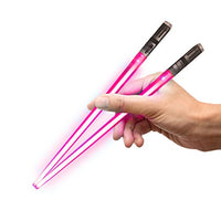 Chop Sabers Light Up LightSaber Chopsticks, 1 Pair, Pink