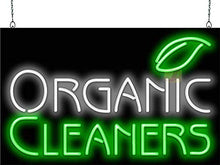 Load image into Gallery viewer, Organic Cleaners Neon Sign
