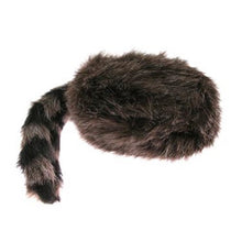 Load image into Gallery viewer, U.S. Toy Faux Raccoon Tail Hat - Classic Raccoon Tail Hat of Faux Fur (2-Pack)

