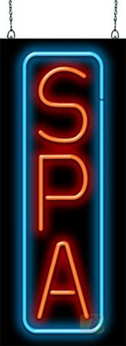 Spa Vertical Neon Sign