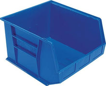 Load image into Gallery viewer, Quantum QUS270BL Ultra Stack and Hang Bin, 18&quot; Length x 16-1/2&quot; Width x 11&quot; Height, Blue, Pack of 3
