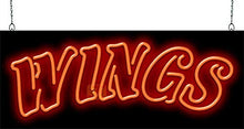 Load image into Gallery viewer, Wings Neon Sign
