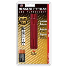 Load image into Gallery viewer, Maglite XL50 LED 3-Cell AAA Flashlight, Red
