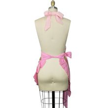 Load image into Gallery viewer, allydrew Pink &amp; Brown Polka Dots Apron
