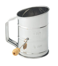 Load image into Gallery viewer, Mrs. Anderson&#39;s Baking Hand Crank Flour Icing Sugar Sifter, Stainless Steel, 1-Cup
