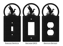Load image into Gallery viewer, SWEN Products Duck Wall Plate Cover (Single Switch, Black)
