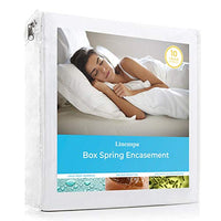 Linenspa Waterproof Proof Protector-Blocks Out Liquids, Bed Bugs, Dust Mites and Allergens, California King, Box Spring Encasement