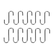 Load image into Gallery viewer, Ikea 800.726.44 Bygel S-hook, silver color (10-pack)
