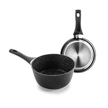 Load image into Gallery viewer, ibili &quot;Natura&quot; Sauce Pan, Black, 14 cm
