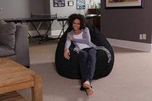 Load image into Gallery viewer, Sofa Sack - Plush, Ultra Soft Bean Bag Chair - Memory Foam Bean Bag Chair with Microsuede Cover - Stuffed Foam Filled Furniture and Accessories for Dorm Room - Black
