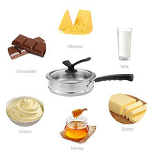 Load image into Gallery viewer, Double Boilers&amp;Classic Stainless Steel Non-Stick Saucepan,Steam Melting Pot for Candle,Butter,Chocolate,Cheese,Caramel and Bonus with Tempered Glass Lid

