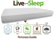 Load image into Gallery viewer, Live and Sleep Classic - Memory Foam Mattress - 12-Inch - Full/Double Size - Cool Bed in a Box - Medium Plush Firmness, Advanced Support - CertiPUR Certified - Full
