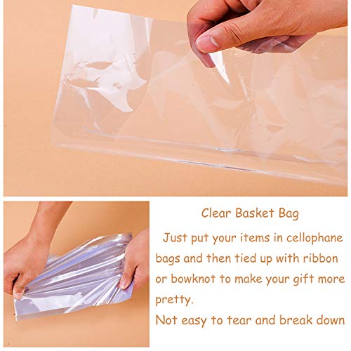 24 x 30 Clear Shrink Wrap Basket Bag