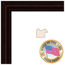 Load image into Gallery viewer, ArtToFrames 9x12 Inch Brown Picture Frame, This 1&quot; Custom Wood Poster Frame is Walnut Stain on Hard Maple, for Your Art or Photos - Comes with Regular Glass, WOM0066-60823-YWAL-9x12
