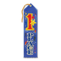 1st Place Jeweled Ribbon With Large Stars 2
