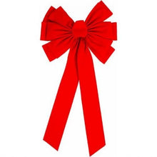 Load image into Gallery viewer, 14&quot; x 28&quot; 6 Loop Red Bow-13X30 6-LOOP RED BOW
