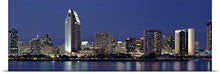 Load image into Gallery viewer, GREATBIGCANVAS Entitled Skyscrapers in a City, San Diego, California Poster Print, 90&quot; x 28&quot;, Multicolor
