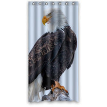 Load image into Gallery viewer, FUNNY KIDS&#39; HOME Fashion Design Waterproof Polyester Fabric Bathroom Shower Curtain Standard Size 36(w) x72(h) with Shower Rings - Bald Eagle Animal Theme
