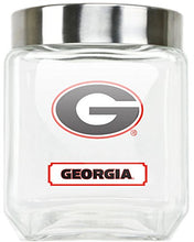 Load image into Gallery viewer, NCAA Georgia Bulldogs Glass Canister, Large
