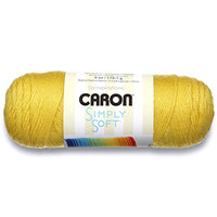 Caron Simply Soft Solids Yarn (4) Medium Gauge 100% Acrylic -  -   Lemonade  -  Machine Wash & Dry