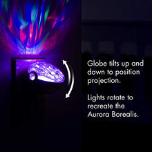 Load image into Gallery viewer, Projectables Northern Lights LED Projection Night Light with Moving Atmospheric Effects, 30404, Aurora Borealis Motion Effects Project Onto Wall and Ceiling,Multi
