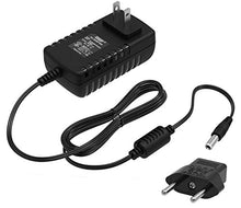 Load image into Gallery viewer, HQRP 18V AC Adapter / 18-Volt Adaptor compatible with Jim Dunlop MXR Stereo Chorus M134 / Stereo Tremolo M159 / 10-Band Graphic EQ M108 Guitar Effects pedals, Power Supply [UL Listed] + Euro Plug Adap
