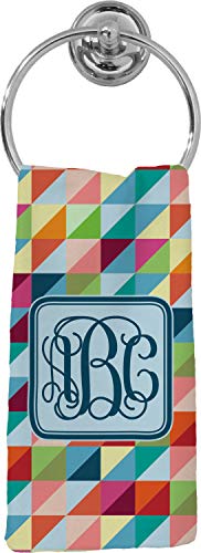 YouCustomizeIt Retro Triangles Hand Towel - Full Print (Personalized)