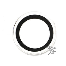 Load image into Gallery viewer, OnFireGuy Black Lid Capsule Tube &amp; 20 Air-Tite 25mm Black Ring Coin Holders for 1/2oz Gold Maples
