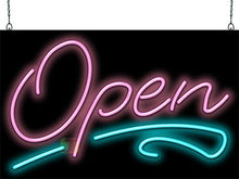 Load image into Gallery viewer, Designer Open Neon Sign XL
