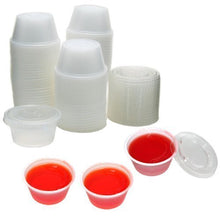 Load image into Gallery viewer, Polar Ice Plastic Jello Shot Cups with Lids, 2-Ounce, Package of 375 Cups and Lids
