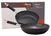 Load image into Gallery viewer, Vesuvio Ceramic Coated Nonstick Frying Pan, 9.5 Inch | Heat Resistant Silicone Handle | Durable, High Heat Aluminum Base with No PTFE, PFOA, Lead or Cadmium | Oven &amp; Dishwasher Safe | Made In Italy
