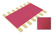 Custom Made in the U.S.A.! Youth Size Bed Slats/Platform Bed Boards-Cut to the Width of Your Choice (Hot Pink Eyelet)