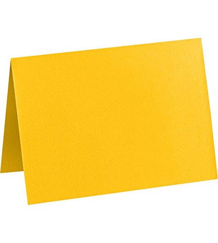 A2 Folded Card (4 1/4 x 5 1/2) - Sunflower Yellow (250 Qty.)