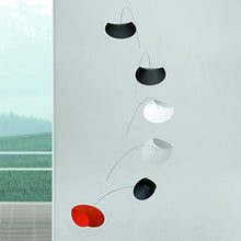 Load image into Gallery viewer, Flying Saucers Ii Hanging Mobile - 34 Inches Plastic - Handmade in Denmark by Flensted
