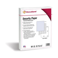DocuGard Standard Medical Security Paper for Printing Prescriptions and Preventing Fraud, CMS Approved, 6 Security Features, Laser and Inkjet Safe, Blue, 8.5 x 11, 24 lb., 500 Sheets (04541)