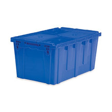 Load image into Gallery viewer, Extra Large Storage Tote with Lid 26.9&quot;L x 17&quot;W x 12.6&quot;H - Blue
