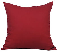 TangDepot Cotton Solid Throw Pillow Covers, 12