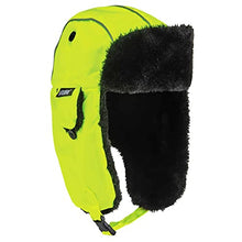 Load image into Gallery viewer, Ergodyne Standard Classic Trapper Hat, Lime, Small/Medium
