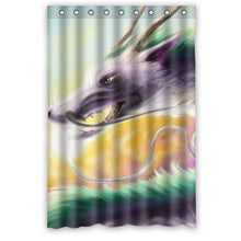 Load image into Gallery viewer, Creative Watercolor Fantasy Dragon- Personalize Custom Bathroom Shower Curtain Waterproof Polyester Fabric 48(w)x72(h) Rings Included
