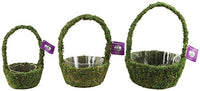 SuperMoss (55510) Miramonte Deco Basket, Fresh Green, Set of 3