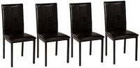 Homelegance Tempe PU Upholstered Dining Chair (Set of 4), Brown