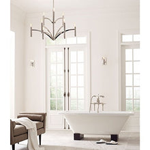 Load image into Gallery viewer, Draper Collection 1-Light Luxe Bath Vanity Light Polished Nickel
