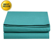 Luxury Fitted Sheet on Amazon Elegant Comfort Wrinkle-Free 1500 Thread Count Egyptian Quality 1-Piece Fitted Sheet, Full Size, Turquoise