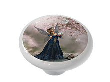 Load image into Gallery viewer, Cherry Tree Fairy Ceramic Drawer Knob
