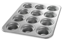 Load image into Gallery viewer, Chicago Metallic Glazed Aluminum Large-Crown 12 Cup Muffin Pan

